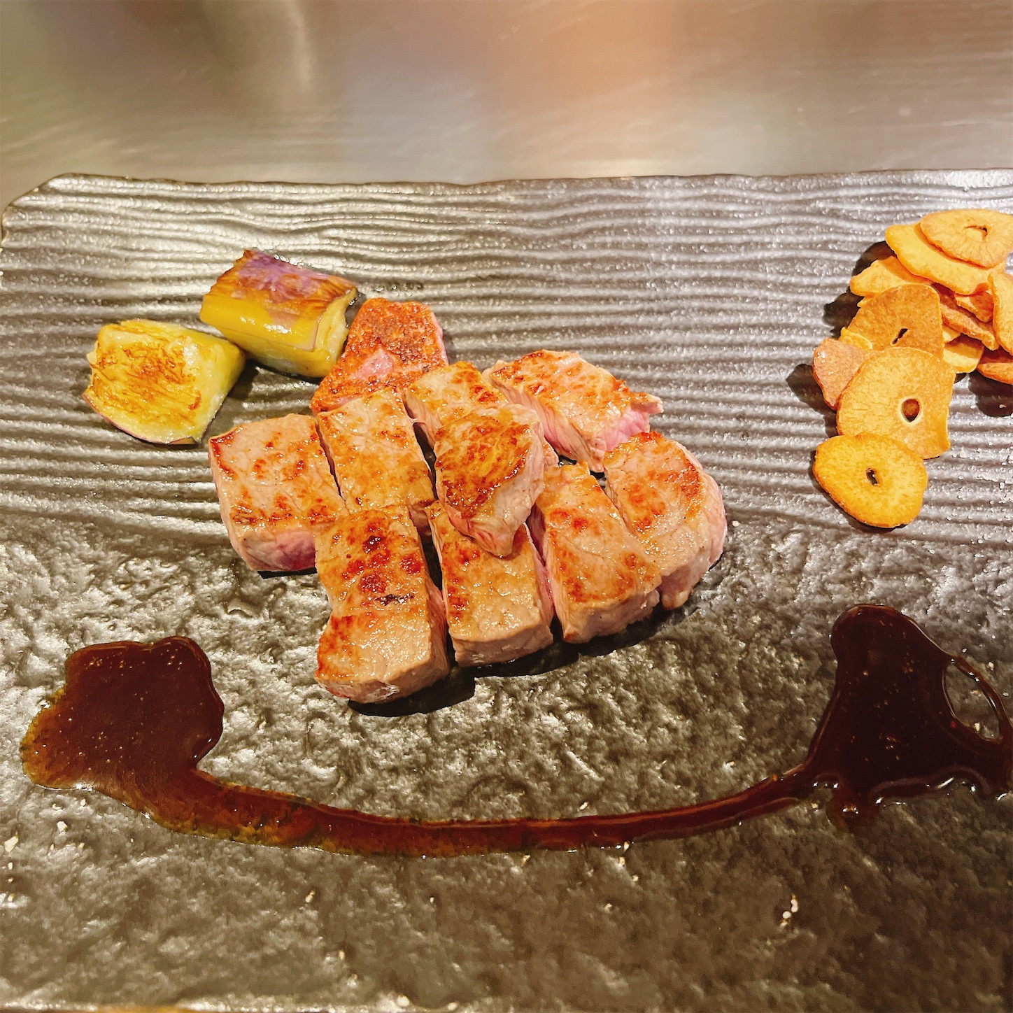 メインのステーキ メインのステーキ