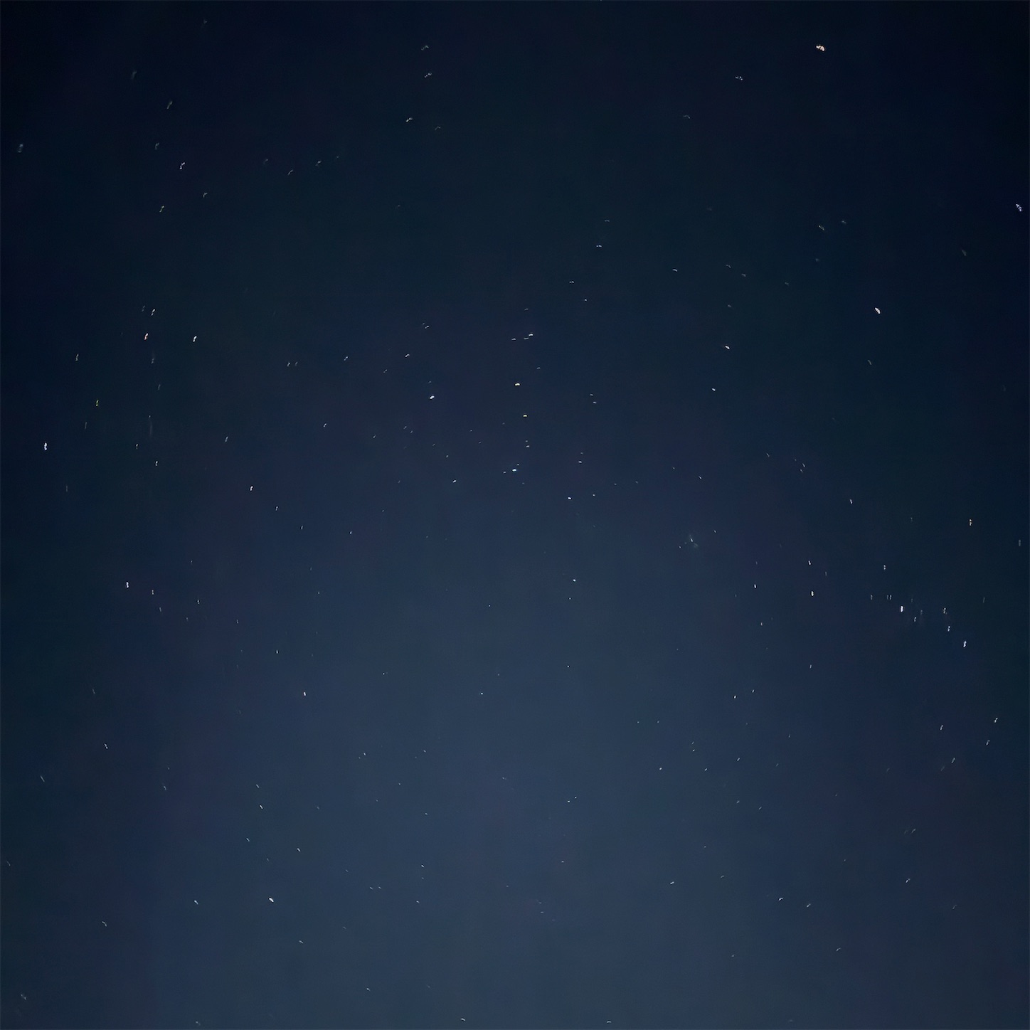 太平洋上の星空