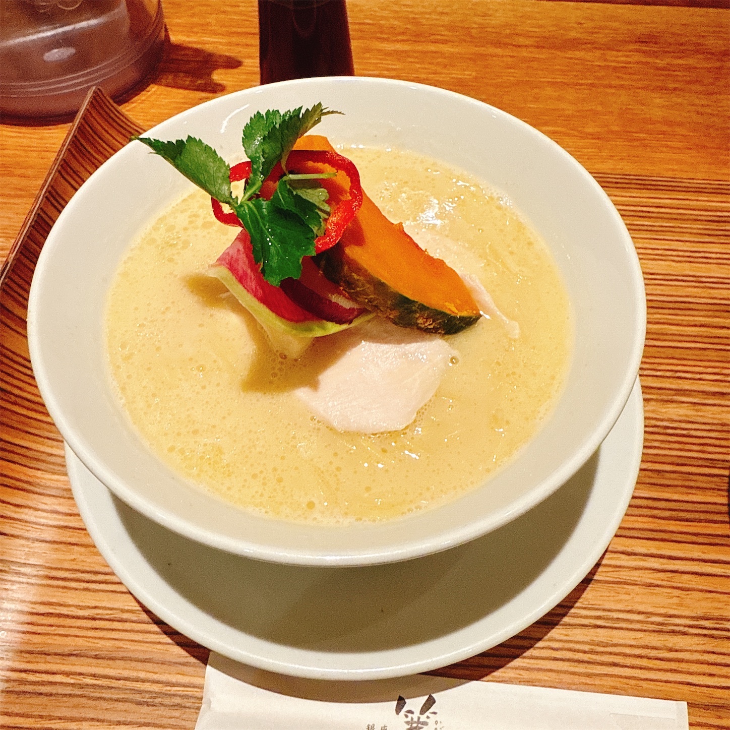 銀座篝の鶏白湯Soba