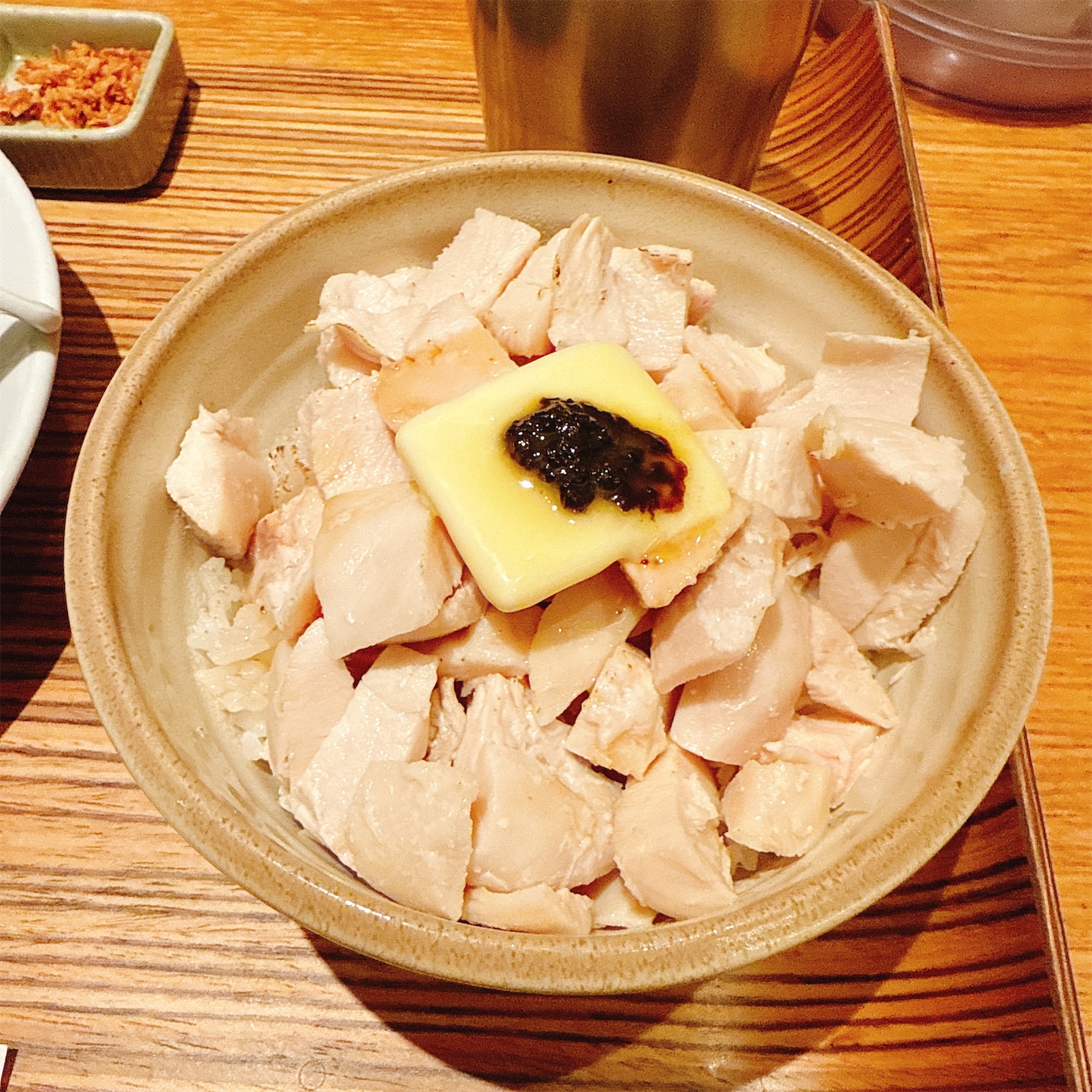 銀座篝の鶏チャーシューバターご飯