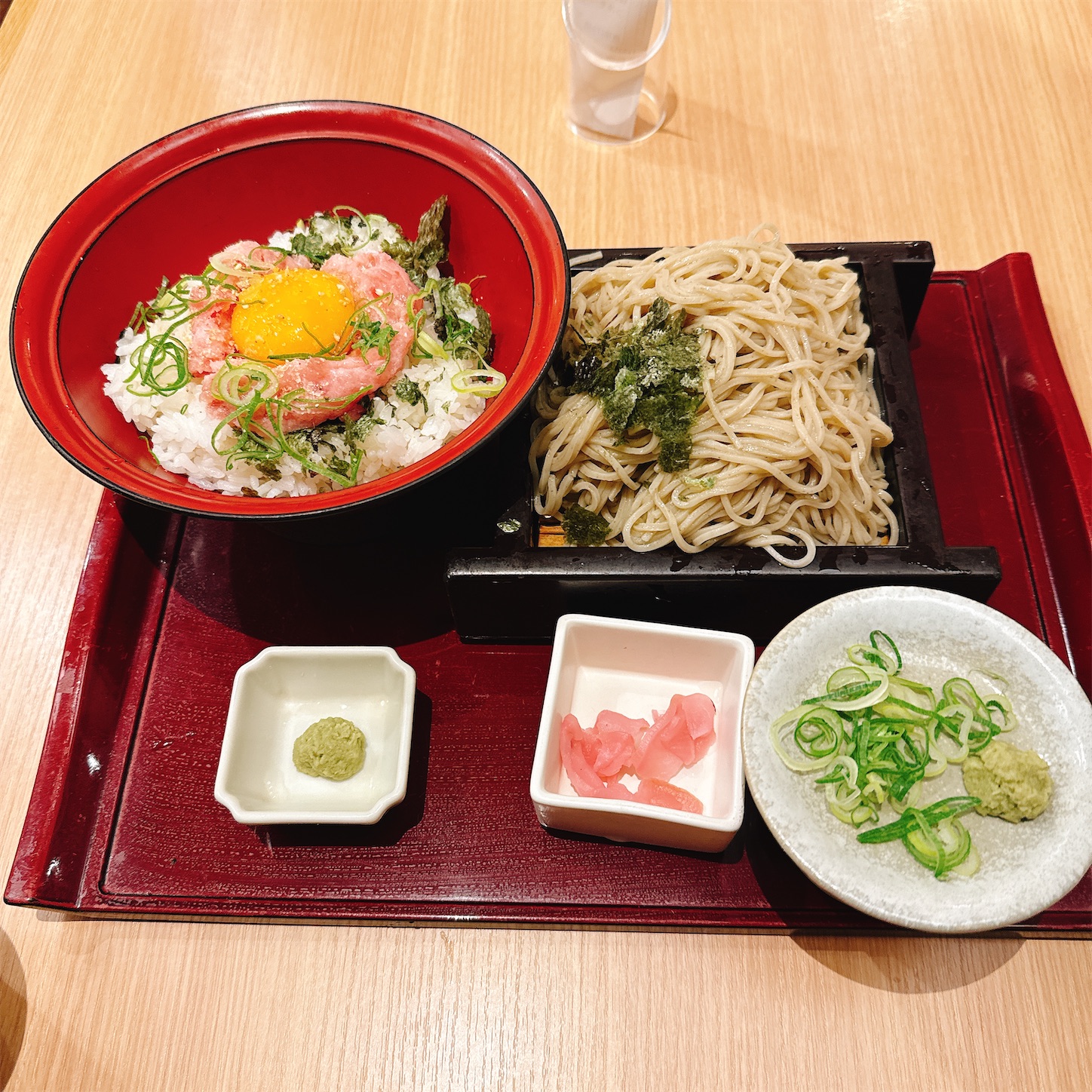 家族亭のねぎとろ丼セット 家族亭のねぎとろ丼セット