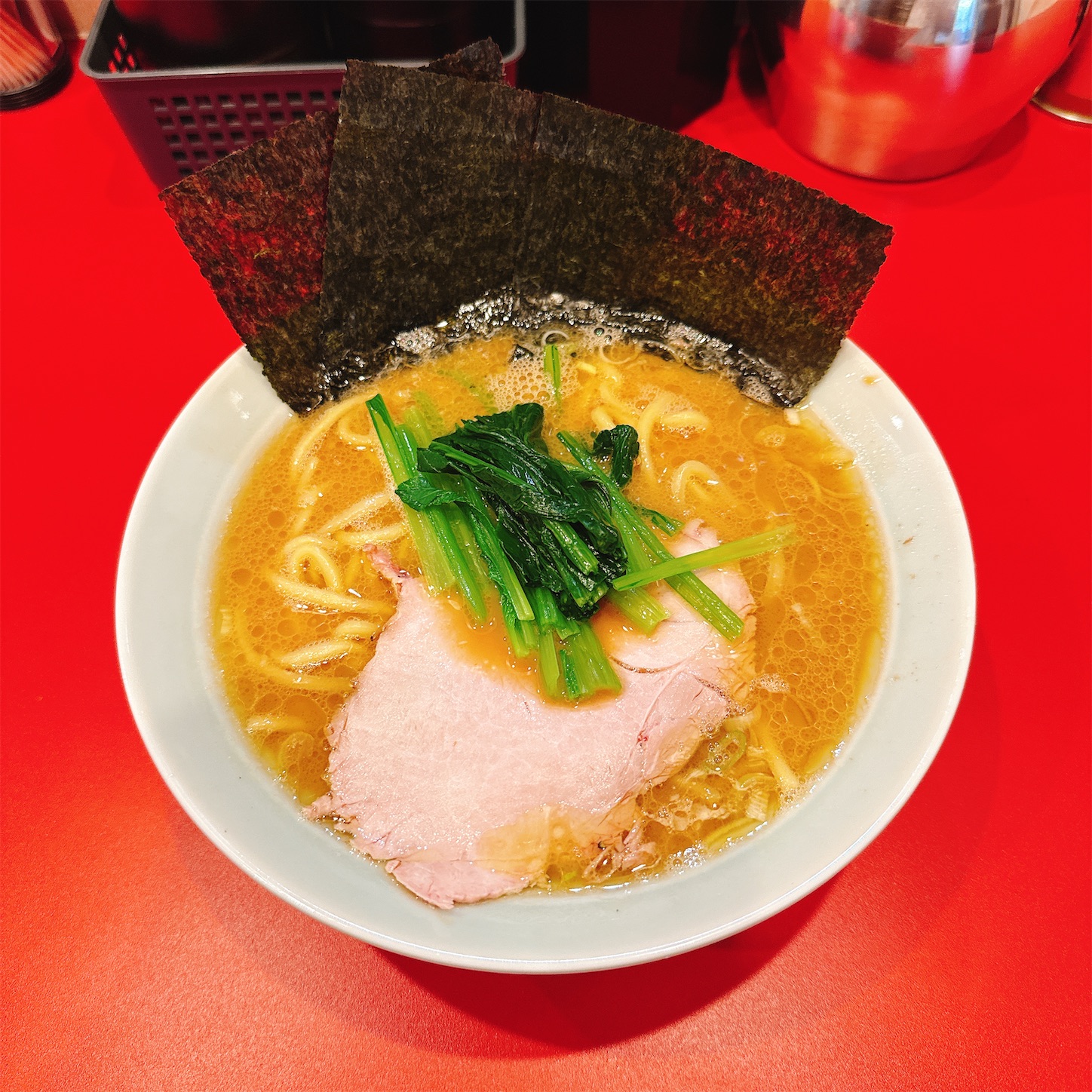 家系ラーメン船場家のラーメン
