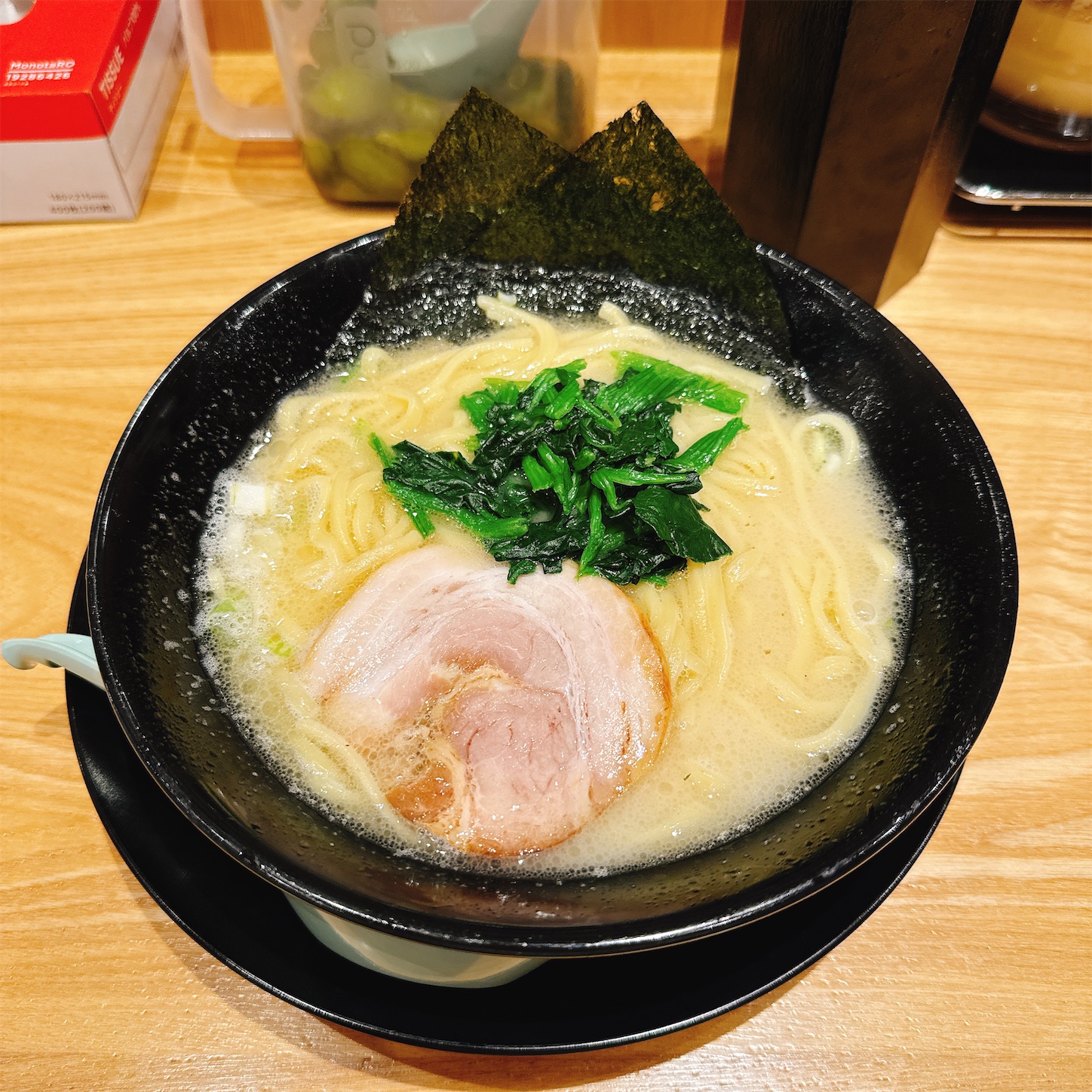 一蓮家の塩とんこつラーメン