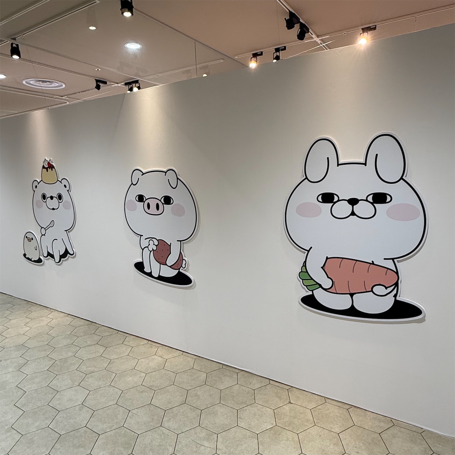 「大ヨッシースタンプ展」外の壁絵その3 「大ヨッシースタンプ展」外の壁絵その3