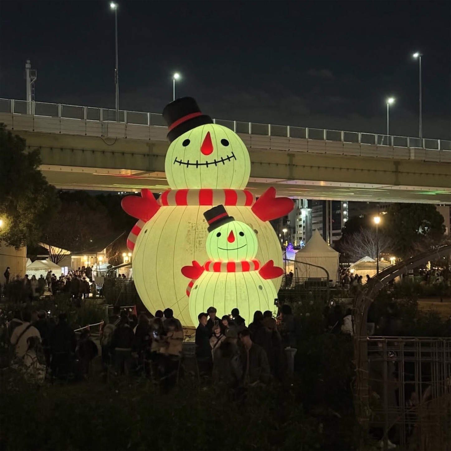 中之島公園のスノーマン