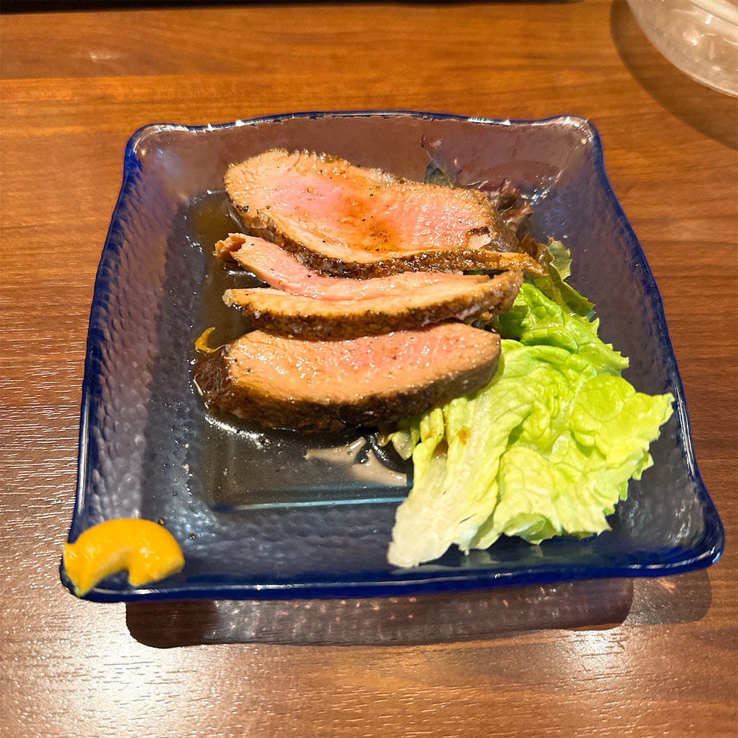 正起屋の自家製鴨ロース 正起屋の自家製鴨ロース