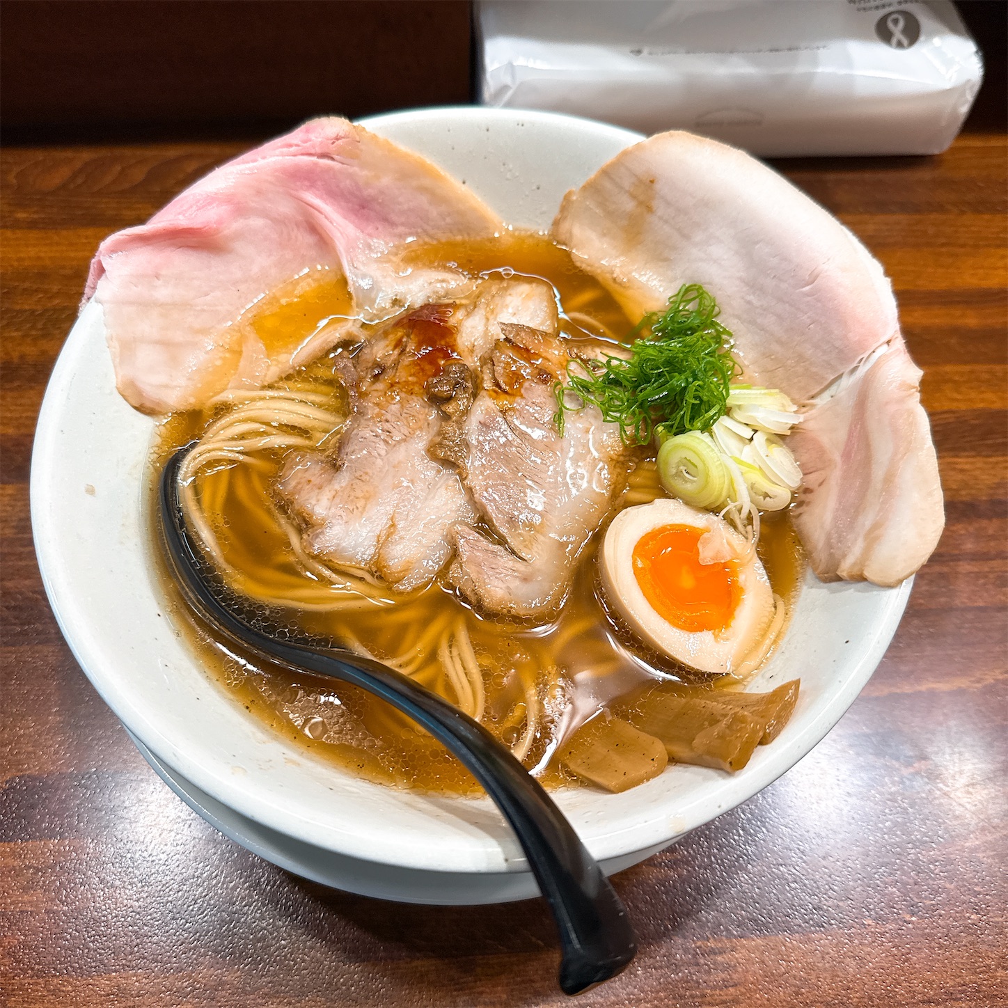 麺屋船橋の煮干し醤油ラーメン