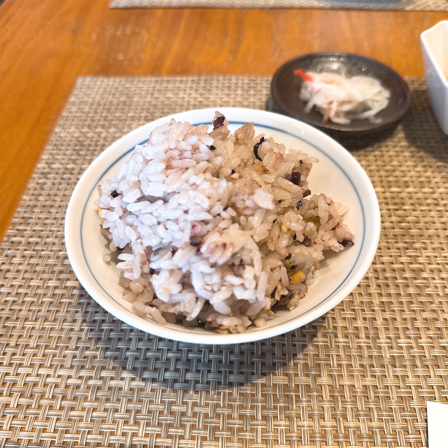 博多廊の十五穀米のご飯 博多廊の十五穀米のご飯