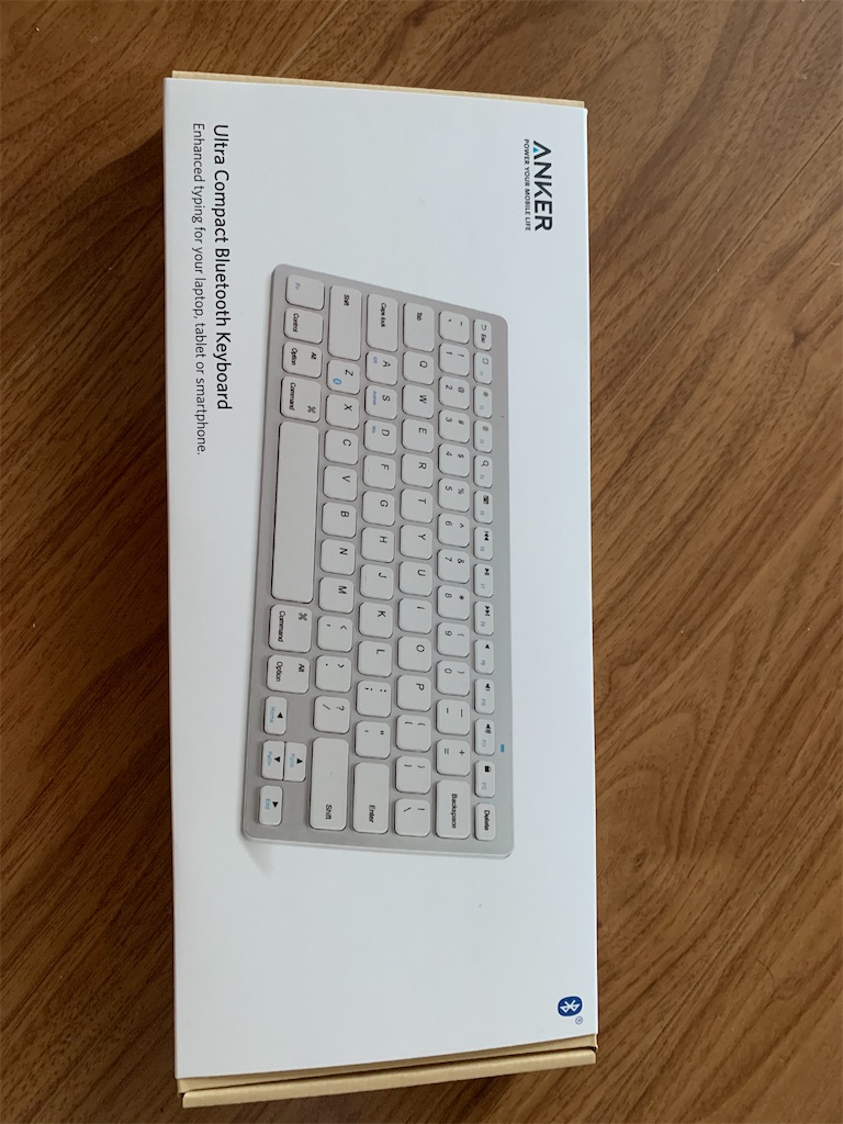 アンカーのbluetoothキーボードで打ち込み 日常 日頃のブログ