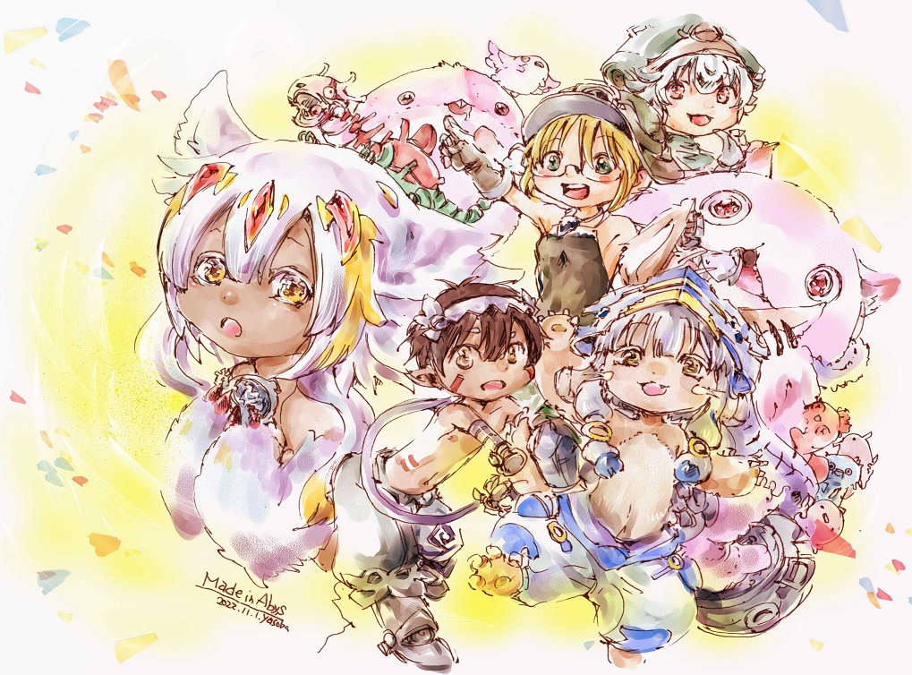 メイドインアビス　特典　イラストカード　イラストペーパー　ポストカード メイドインアビス 特典 イラストカード ポストカード イラスト