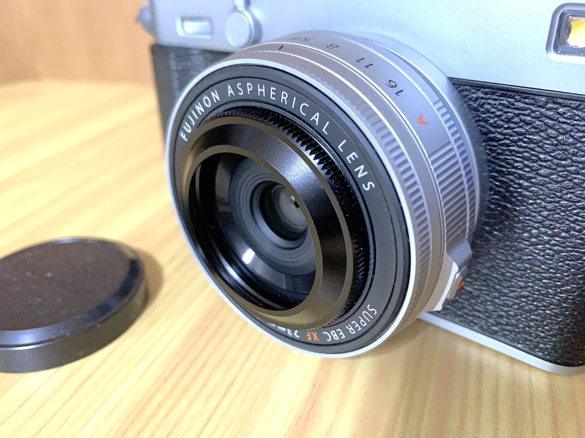 フジノンXF23mmF2.8RRWのフードをいろいろ検討