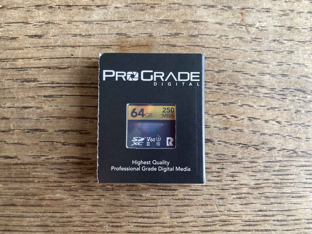 OLYMPUS OM-D E-M5 MarkⅡ用に、SDカード「ProGrade Digital 64GB