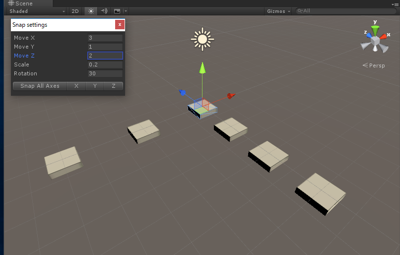 オブジェクトをきれいに配置する Unityな日々 Unity Geek