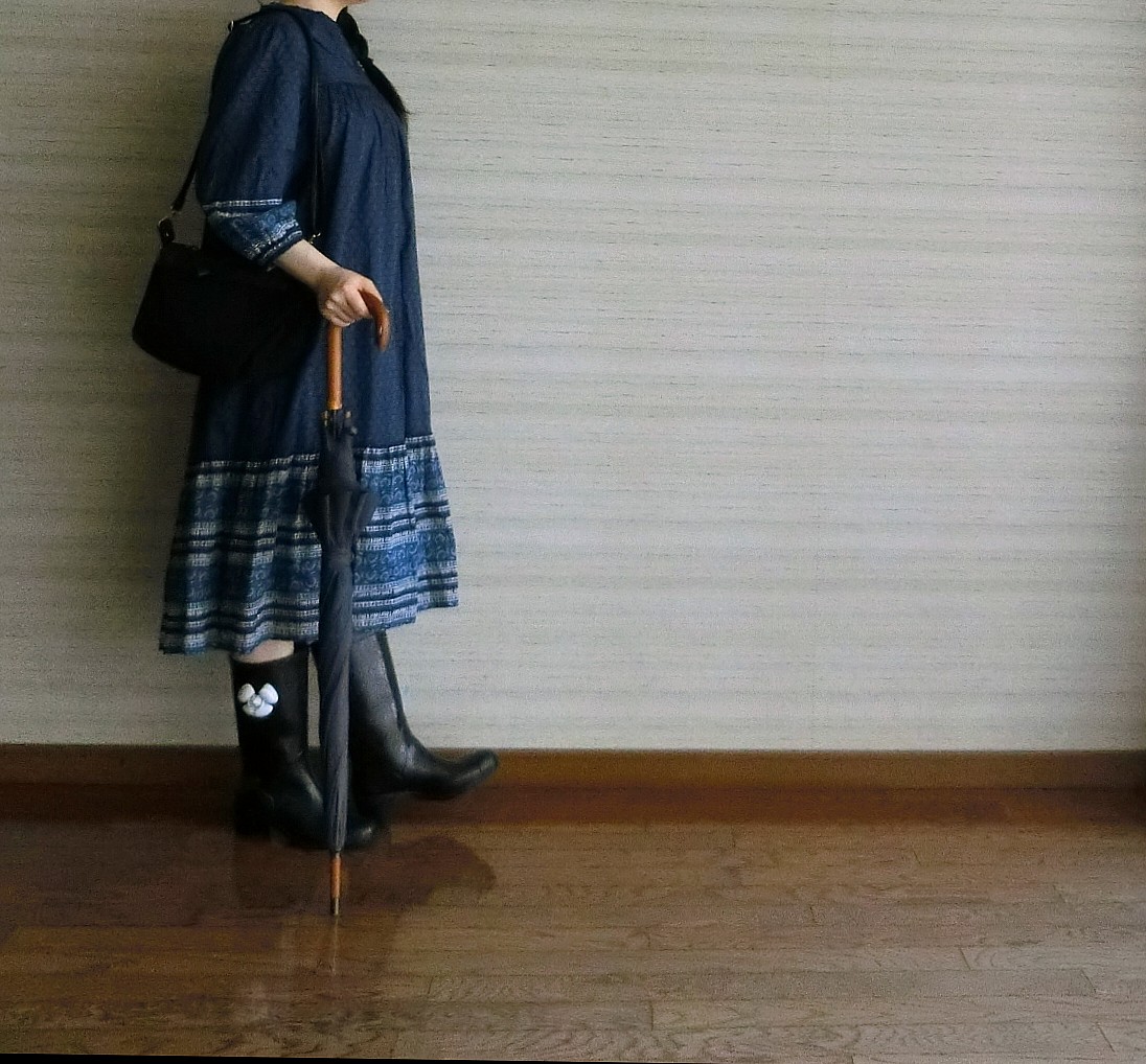 ユニクロ アナスイ コットンワンピース