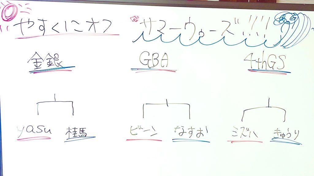 過去作オフ やすくにオフ サマーウォーズ 結果報告 Pokemon Ultravisitor