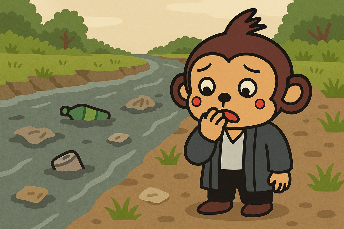 ゴミだらけ
