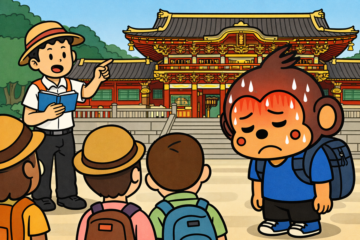 旅行中、熱が出てしまって、観光どころではなかった。