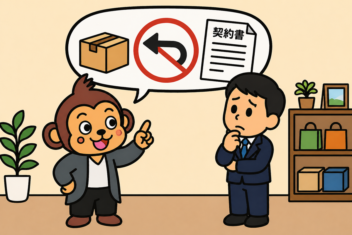 契約により、この商品は返品できません。