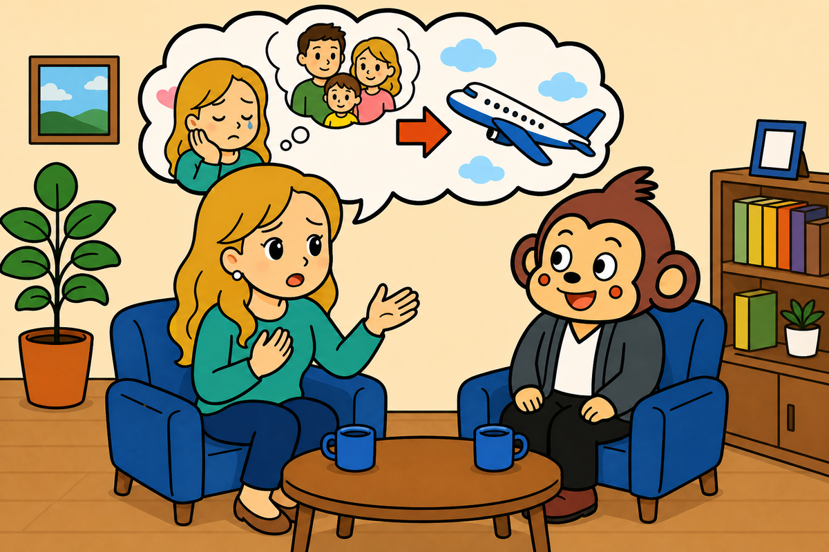 日本に来てから、何度国へ帰りたいと思ったことか。