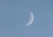 うす雲を透かして、「臘月六日」の月(27.1.25)(15:53)