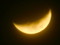 ほんのり、「臘月六日」のお月さま。(27.1.25)(18:35)