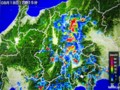 長野県に、強い雨雲が…。(28.8.18)(