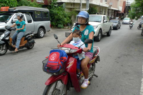 チェンマイのバイク乗り