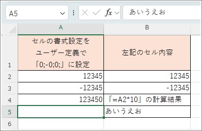 文字列だけが非表示になっています