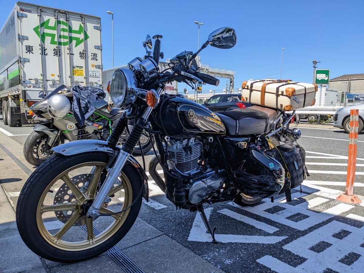 SR400: 北海道ツーリング: 1日目 - 文書生活 : TEXT LIFE