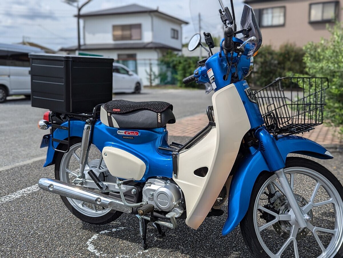 スーパーカブ　鉄カブ　インナーカゴ　インナーキャリヤ　カゴ カブ110：カゴ（インナーバスケット）とUSB電源を追加する - 文書生活