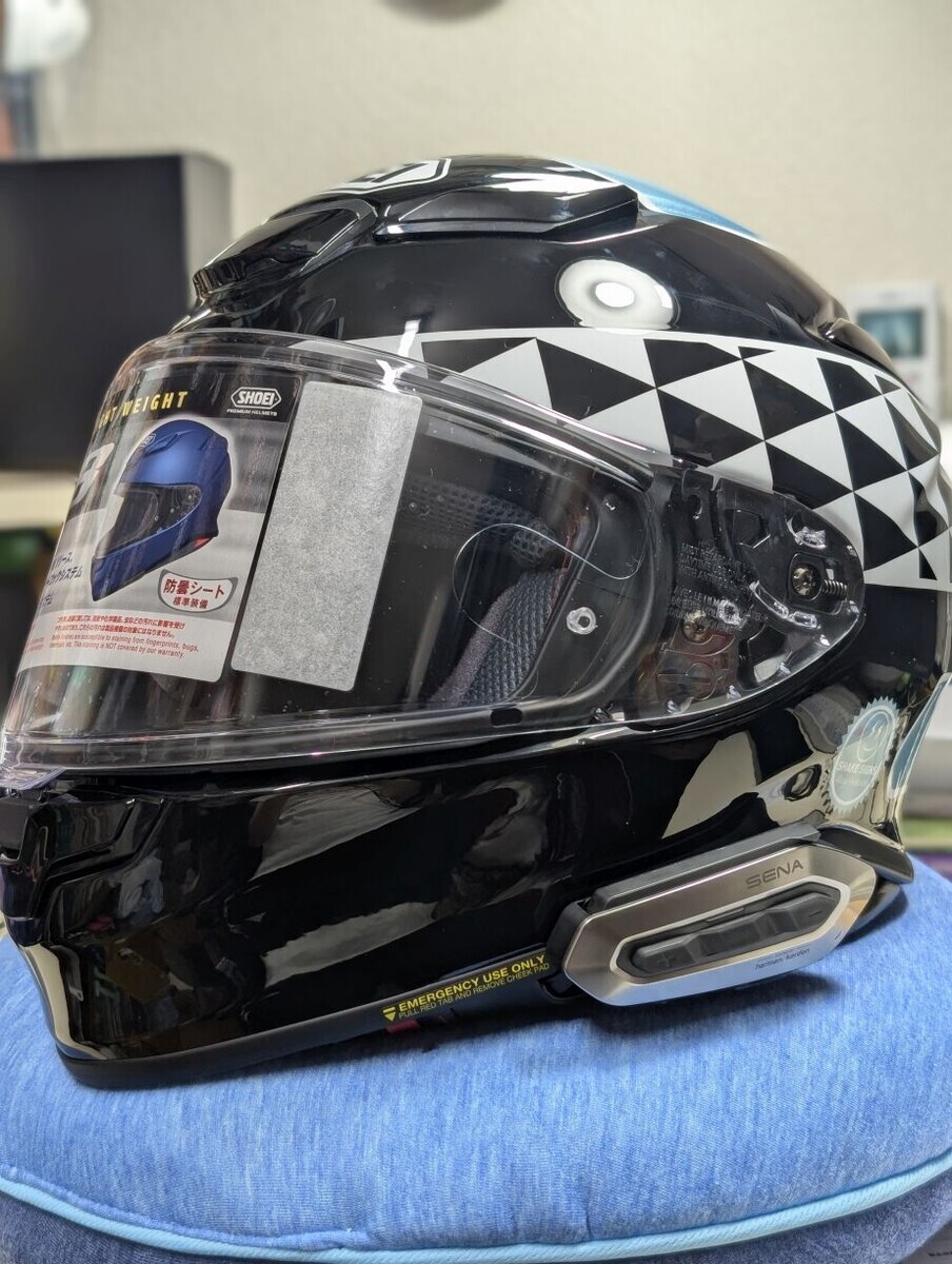 SHOEI Z-8にSENA SRL-EXTを取り付ける - 文書生活 : TEXT LIFE