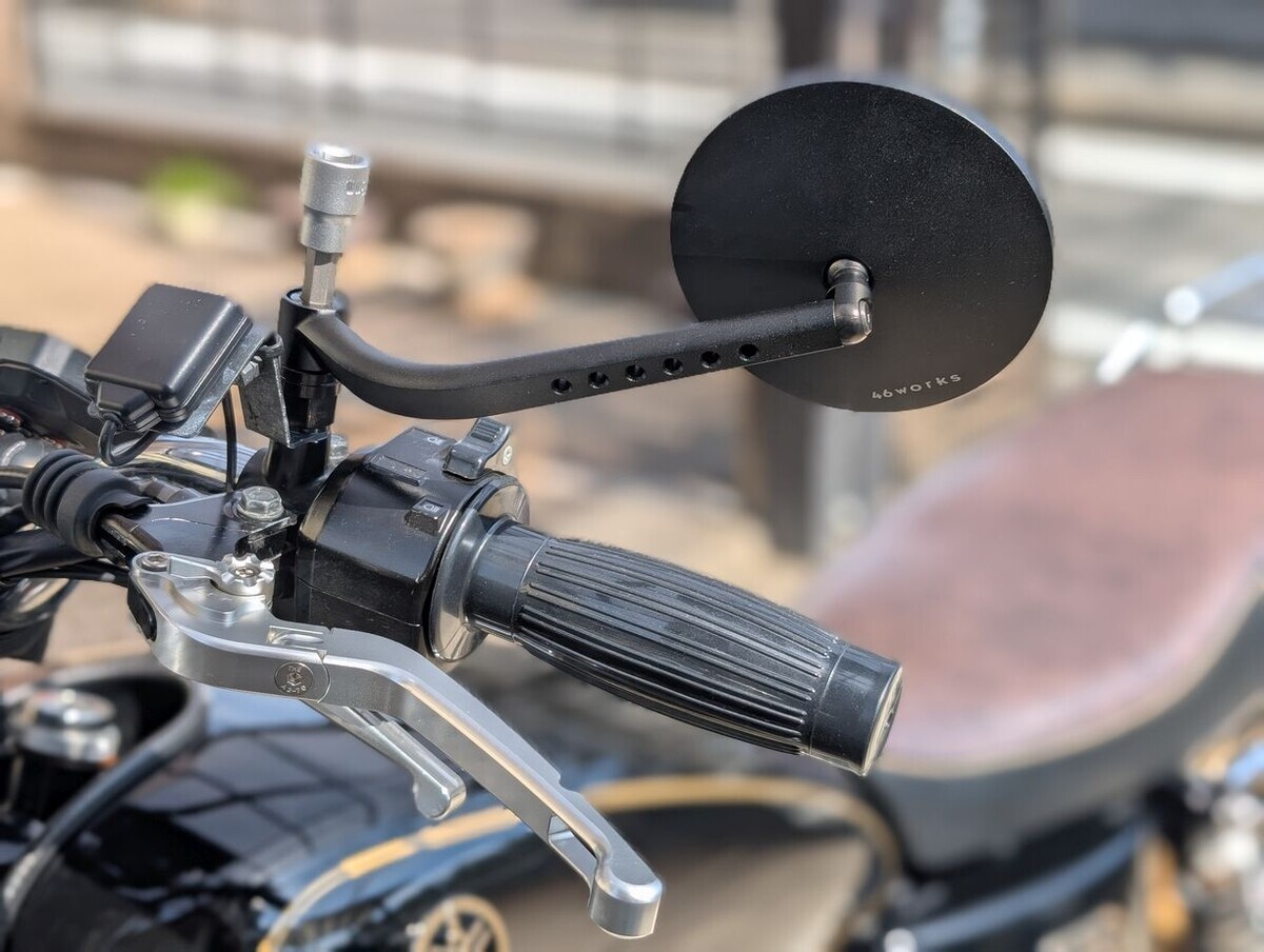 SR400: ミラーを交換してみる - 文書生活 : TEXT LIFE