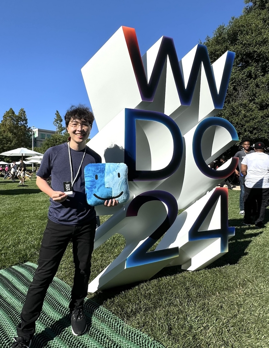 WWDC24のモニュメント