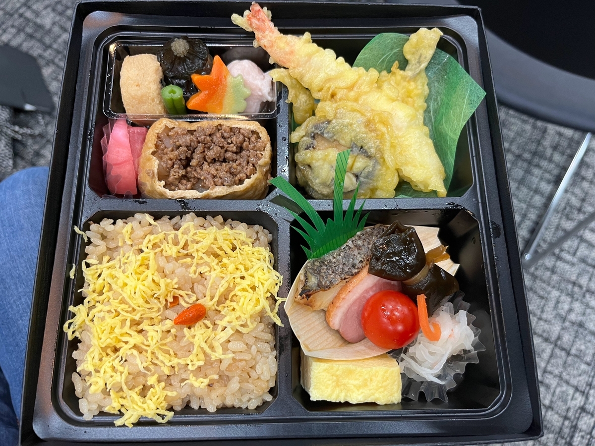 2日目のお弁当（天ぷら）