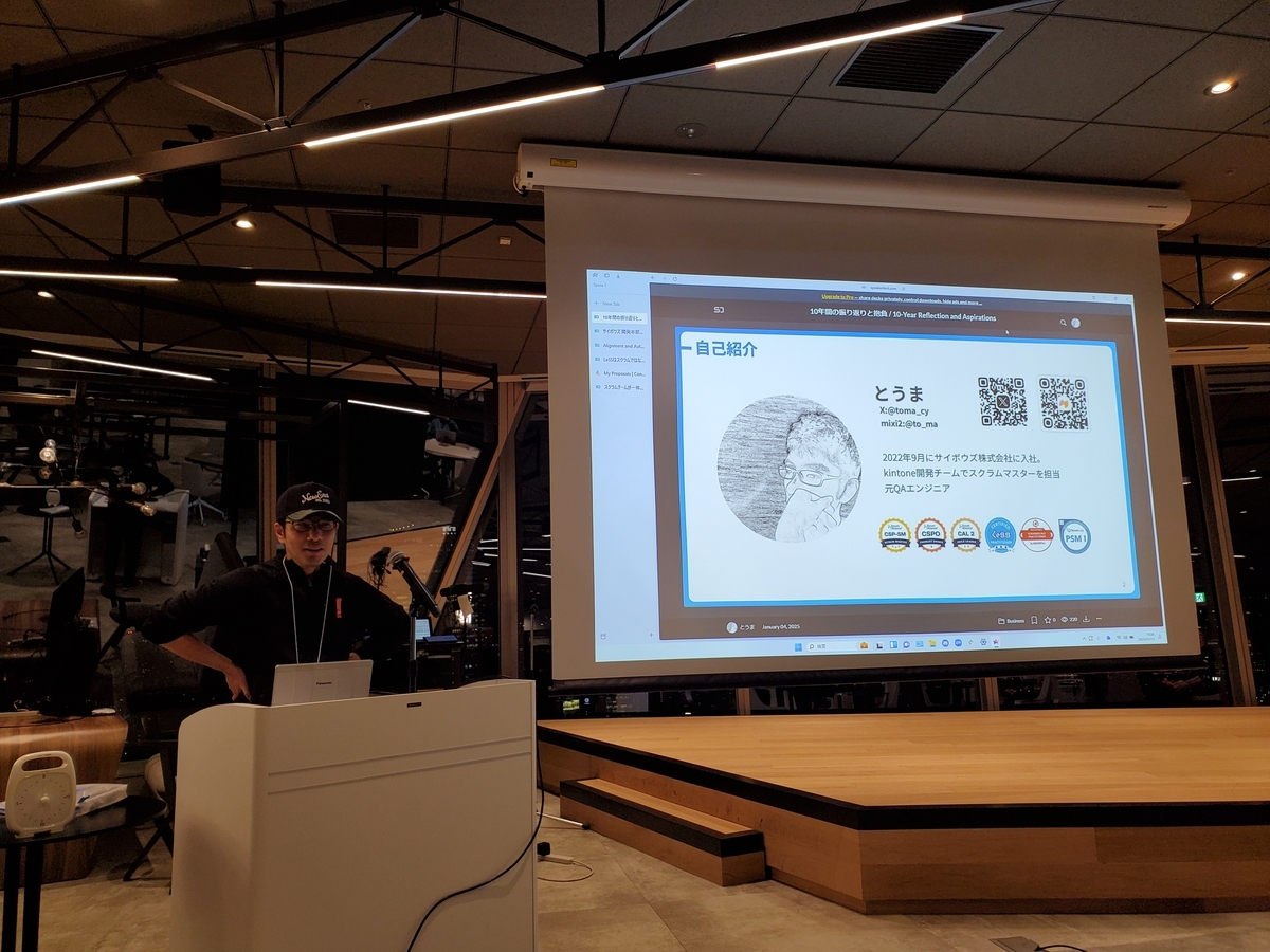 サイボウズとうまの発表