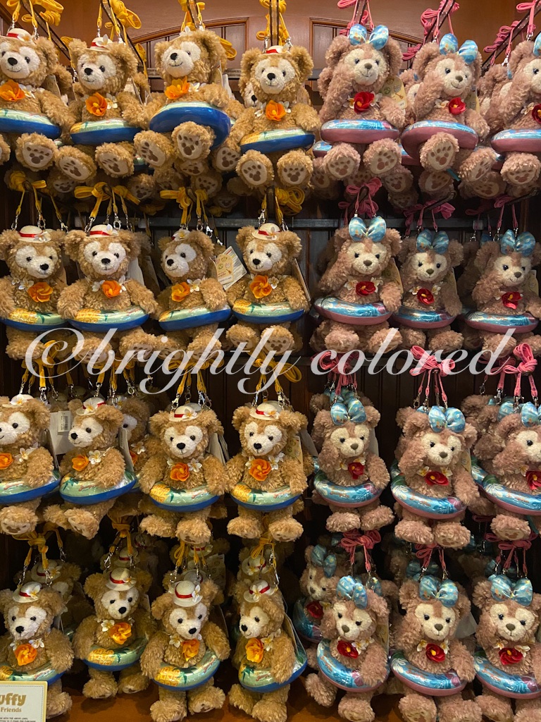 ダッフィー フレンズのサニーファン21グッズ 夏を楽しむダッフィーのパスケース 浮き輪にハマったキュートな姿 Brightly Colored