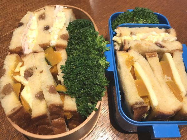 お弁当箱にも入るサンドイッチ二種 f:id:yentame_02:20180328113840j:plain