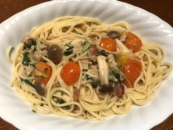簡単和風パスタ f:id:yentame_02:20180417121650j:plain