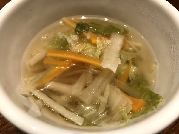 千切り野菜のスープ 千切り野菜のスープ