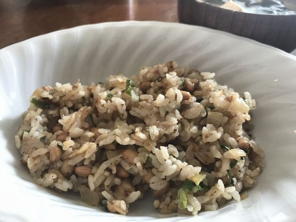 アレンジ④「納豆チャーハン」 アレンジ④「納豆チャーハン」