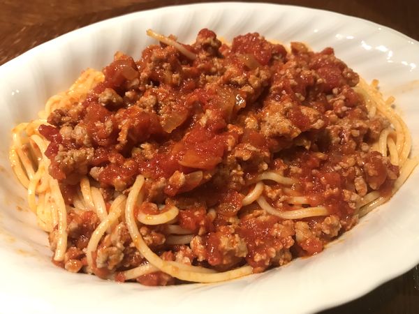 【水曜日】スパゲッティミートソース 【水曜日】スパゲッティミートソース