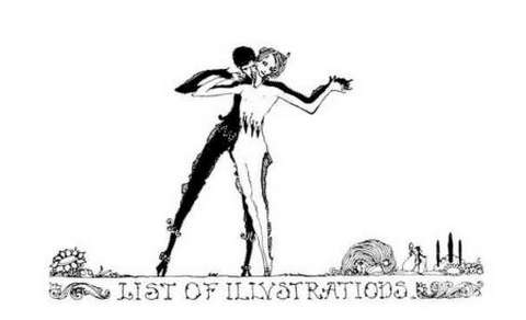 list-of-illustrations-decoration-element-for-perraults-fairy-tales-by-harry-clarke