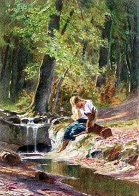 little-brother-little-sister-postcard-paul-hey