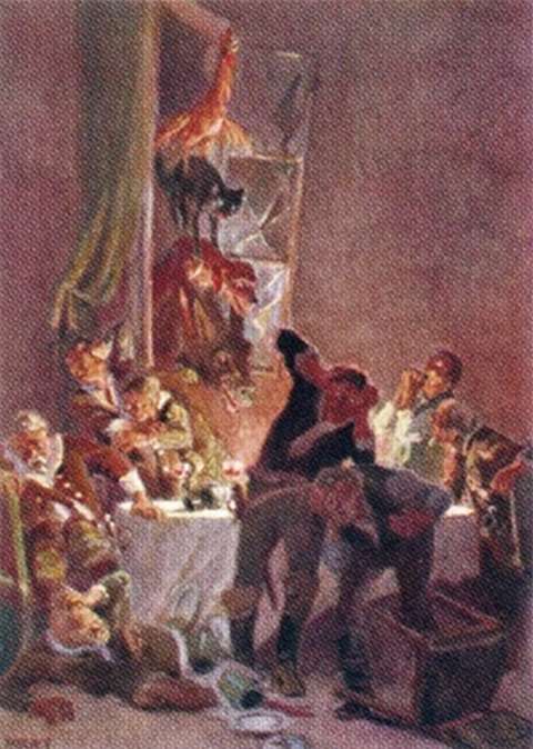 bremen-town-musicians-postcard-paul-hey