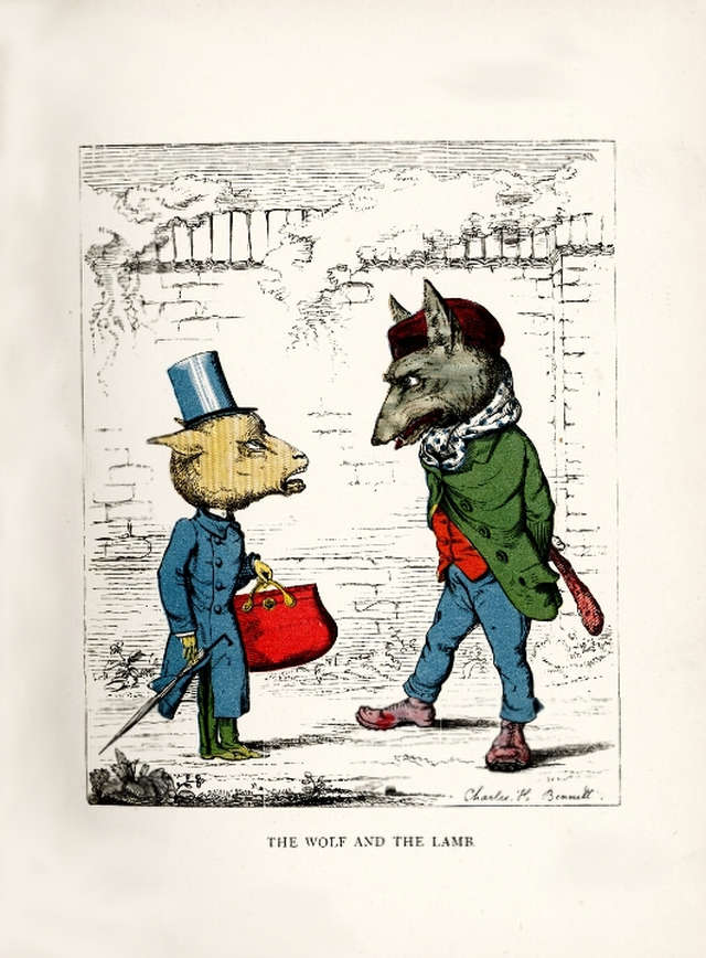 the-wolf-and-the-lamb-charles-henry-bennett