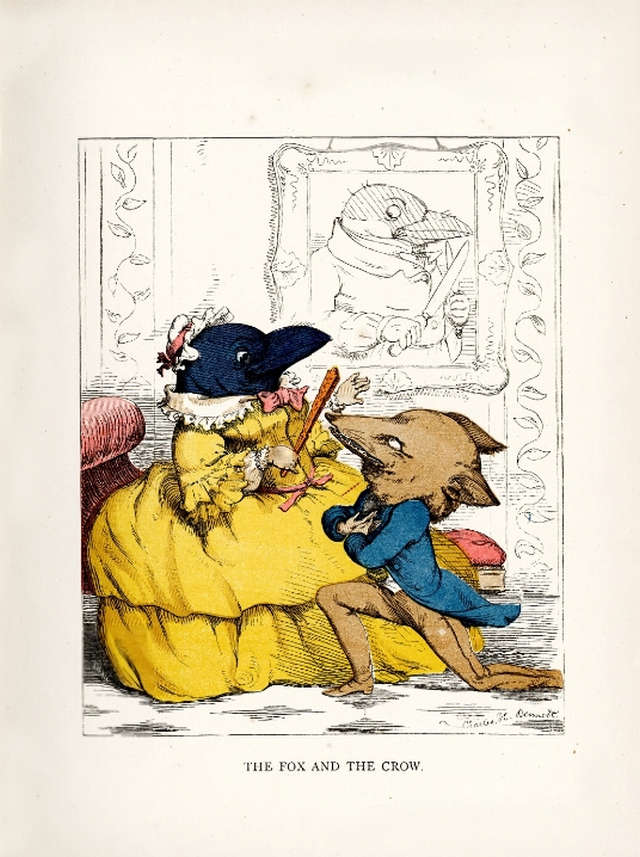 charles-h-bennett-the-fox-and-the-crow