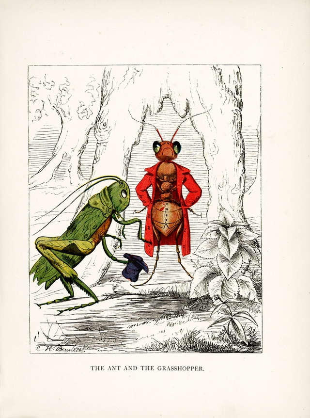 charles-henry-bennett-ant-and-grasshopper