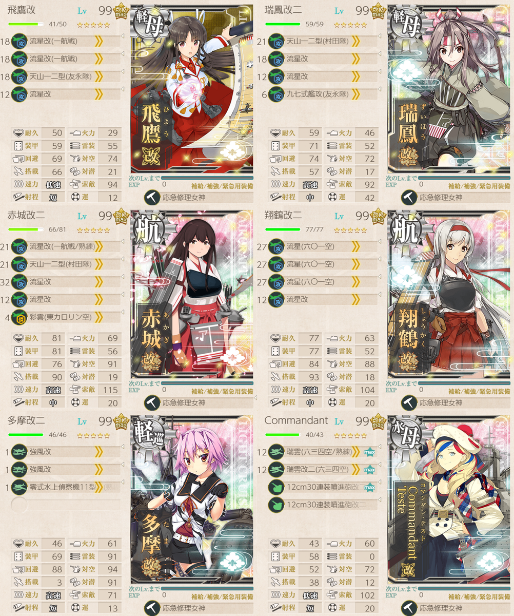 半日戦果の記録 426 19 11 23 艦これ 編成メモなど 半日戦果の記録 426 19 11 23 艦これ 編成メモなど