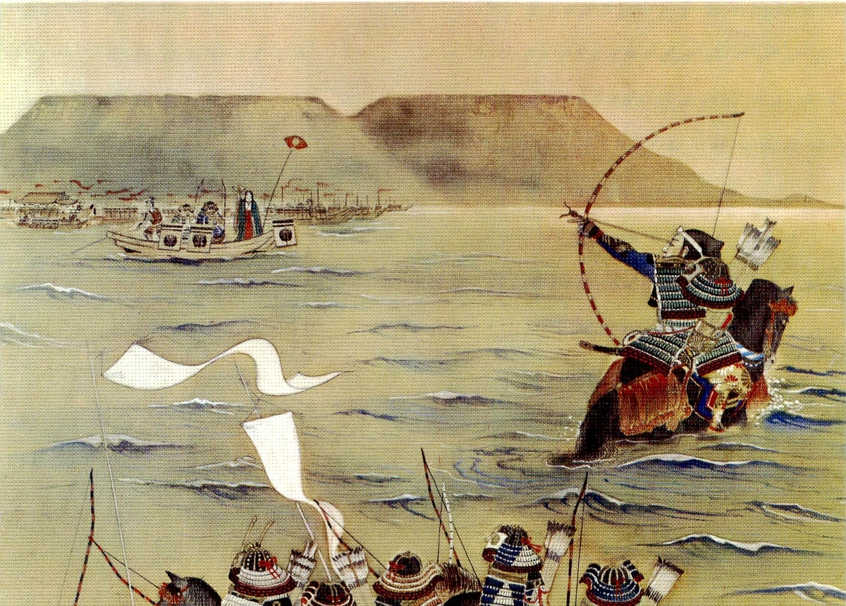 世界のポストカード 壇ノ浦 合戦 - art-museum へそパン