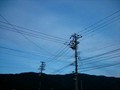 [空][電柱]電線